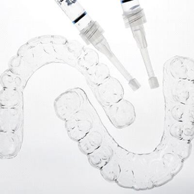 teeth whitening trays and gel